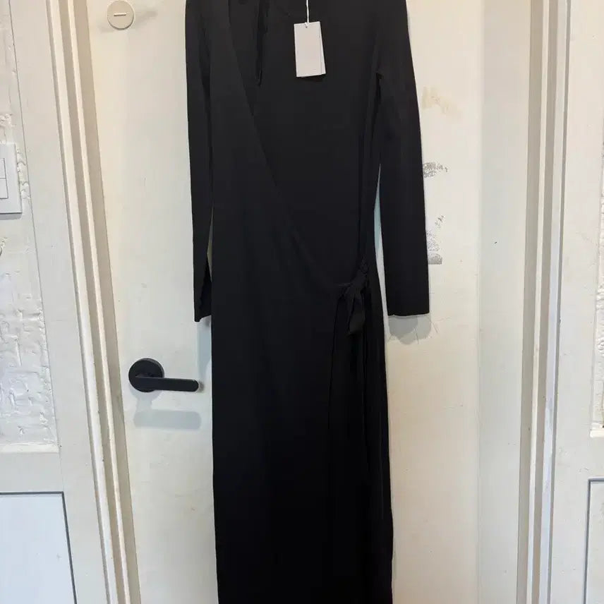 [BUNJANG] COS Knit Wrap Long Dress / 새상품 COS 코스 니트 랩 롱원피스