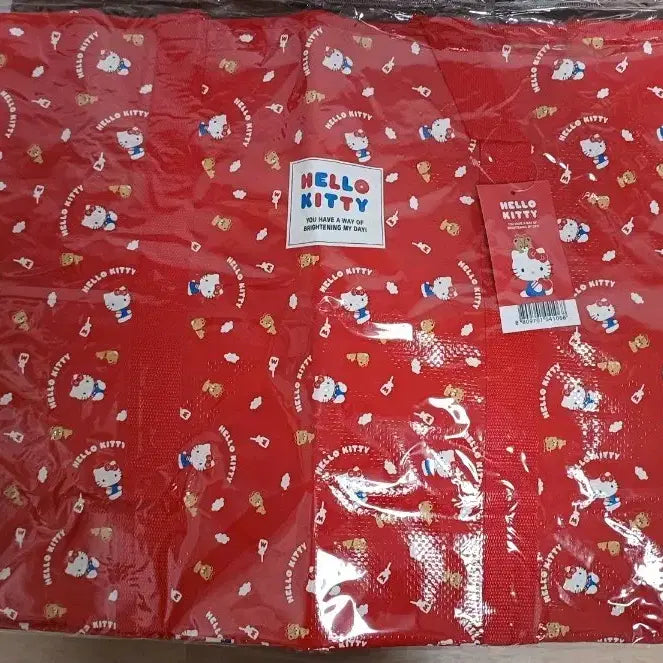 [BUNJANG] Sanrio Hello Kitty Large Tarpaulin Bag / 산리오 헬로키티 대형 타포린백