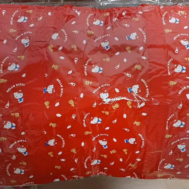 [BUNJANG] Sanrio Hello Kitty Large Tarpaulin Bag / 산리오 헬로키티 대형 타포린백