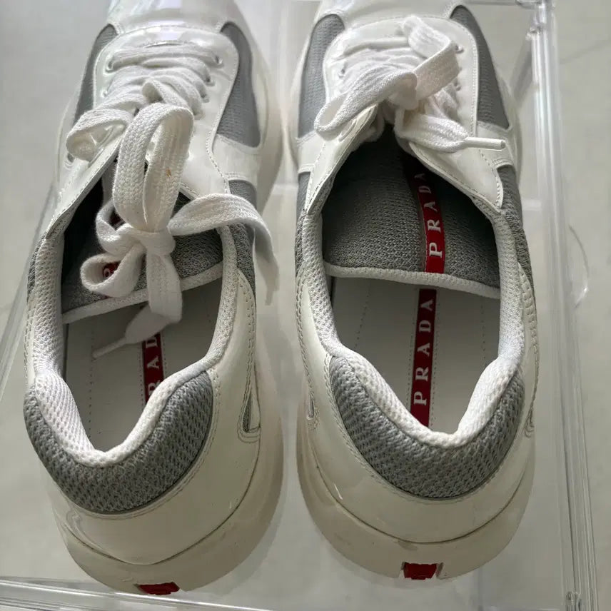 [SOLD OUT] 프라다 아메리카 컵 스니커즈 화이트 UK9.5