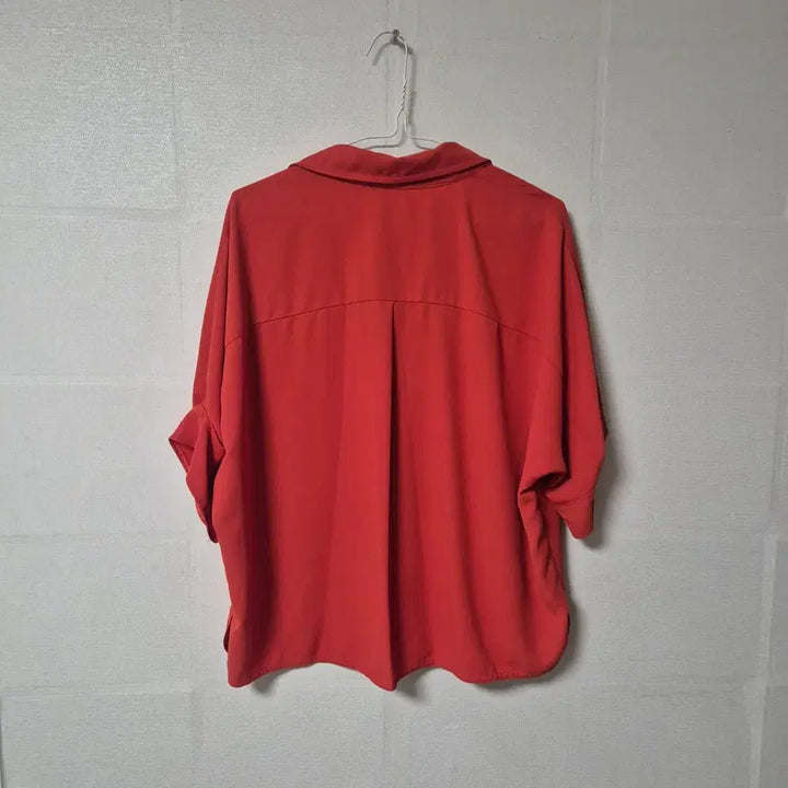 [SOLD OUT] SHEMISS 레드 컬러 반팔 셔츠