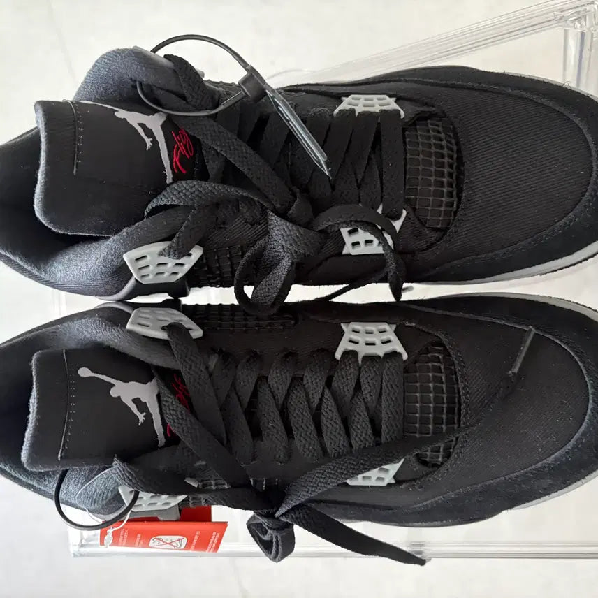 [BUNJANG] Air Jordan 4 Retro SE Black Canvas / 에어조던4 레트로 SE 블랙 캔버스 285