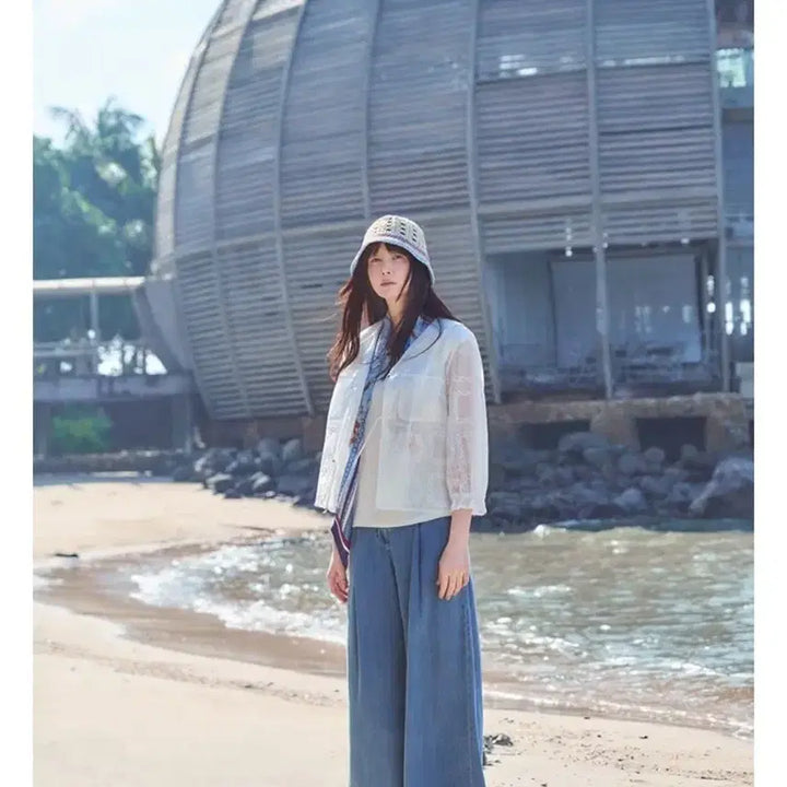 [SOLD OUT] 새상품)지스튜디오 방도 실크 양면 스카프