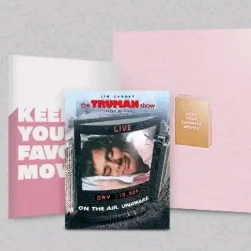 [BUNJANG] Truman Show Art Card + Lotte Cinema Signature Art Card Book Vol. 6 (Pink) / 트루먼 아트카드+롯데시네마 시그니처 아트카드북 Vol.6 핑크 판매