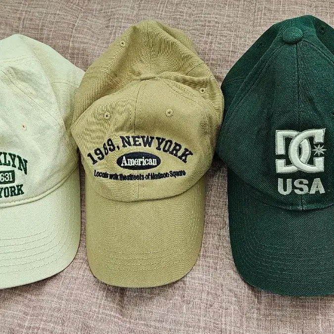 [BUNJANG] Unspecified Baseball Cap Set / 모자 야구모자 3종