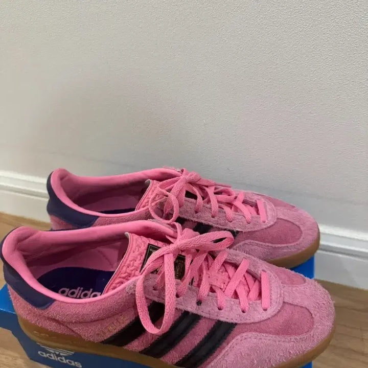 [BUNJANG] Adidas Gazelle Pink Suede Sneakers (245) / 아디다스 가젤 핑크 스웨이드 운동화(245)