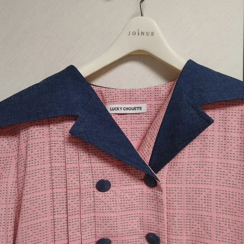 [SOLD OUT] 럭키슈에뜨 카라 원피스