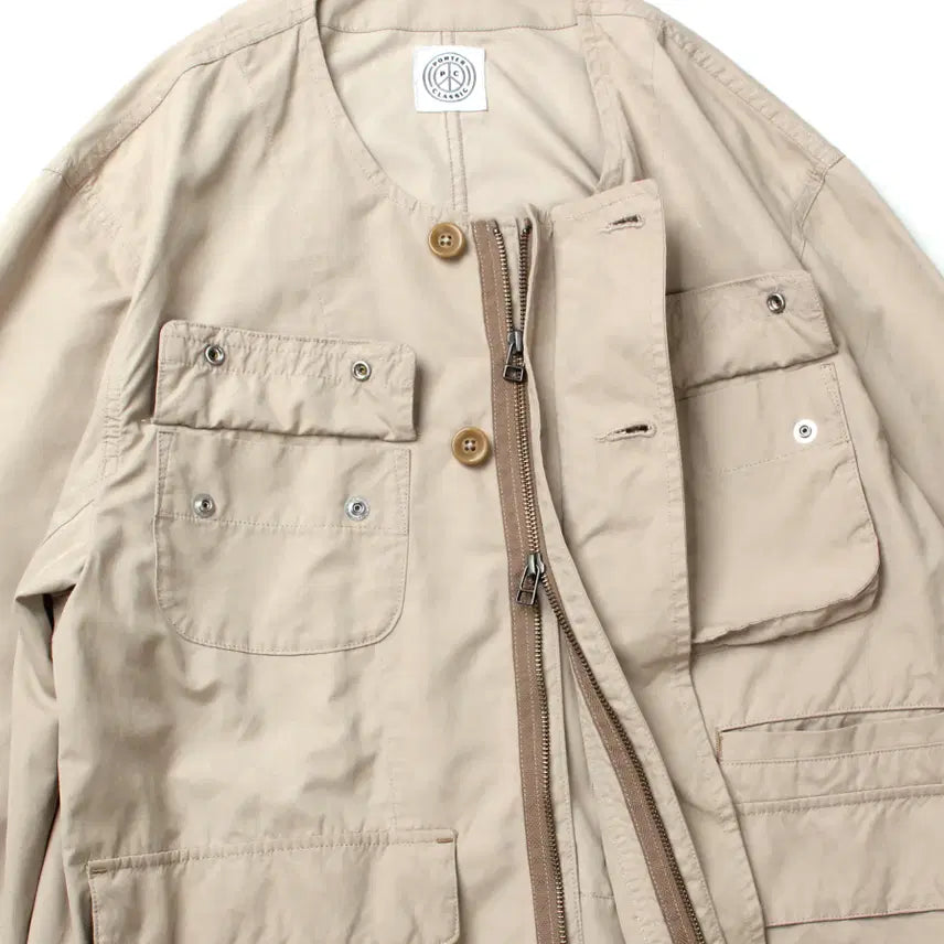 [SOLD OUT] PORTER CLASSIC WEATHER NO COLLAR JACKET