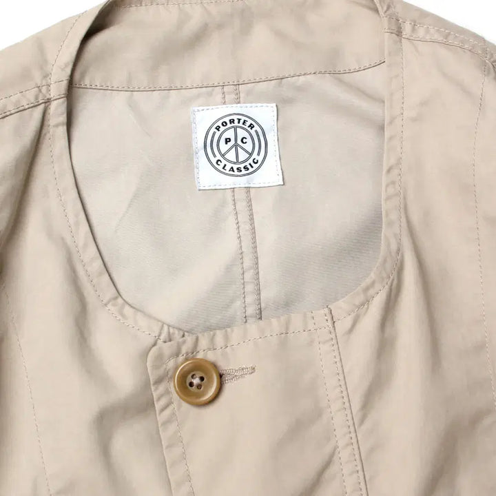 [SOLD OUT] PORTER CLASSIC WEATHER NO COLLAR JACKET