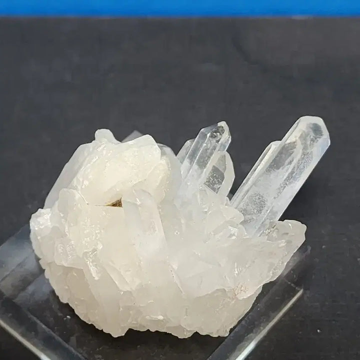 [BUNJANG] Natural Crystal White Quartz Cluster with Stand / 천연크리스탈 백수정 클러스터 원석+받침대