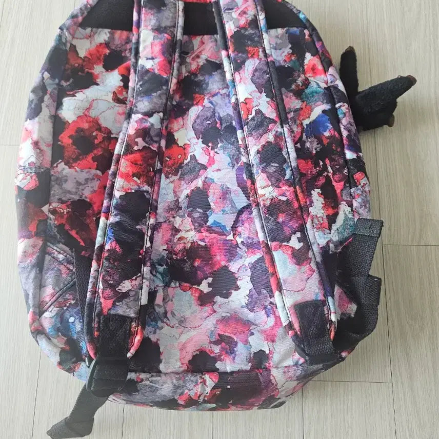 [BUNJANG] Kipling Floral Pattern Backpack / 키플링 백팩 플로럴 패턴