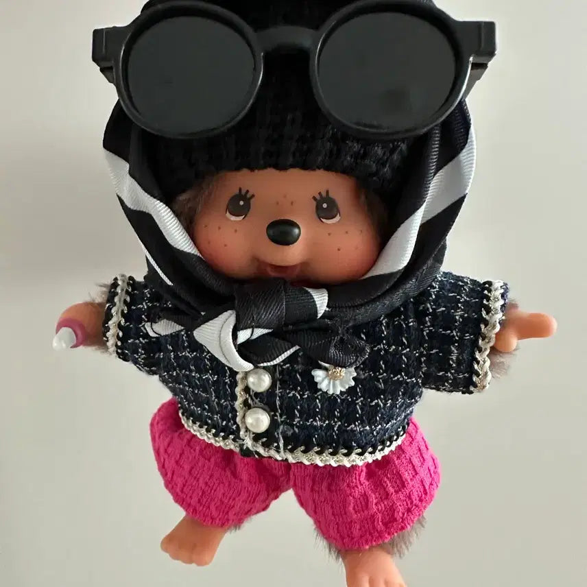 [BUNJANG] Amuse Monchhichi Custom Figure with Custom Outfit / 어뮤즈 몬치치 커스텀 새상품