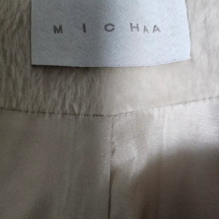 [BUNJANG] MICHAA Mink Trimmed Long Coat / 미샤 밍크 트리밍 롱코트