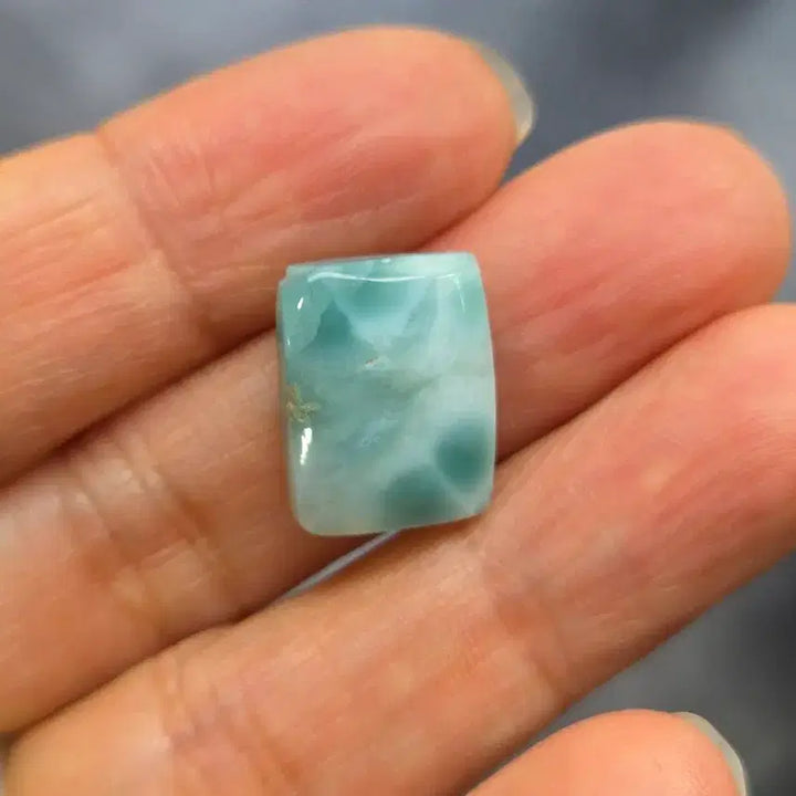 [BUNJANG] Natural Larimar Gemstone (11.5 Carat) - Cushion Cut / 캐리비안 바다를 담은 희귀석, 천연 라리마(Larimar) 상급 나석
