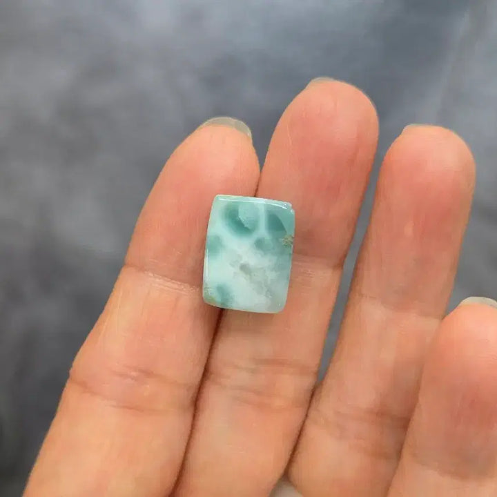 [BUNJANG] Natural Larimar Gemstone (11.5 Carat) - Cushion Cut / 캐리비안 바다를 담은 희귀석, 천연 라리마(Larimar) 상급 나석