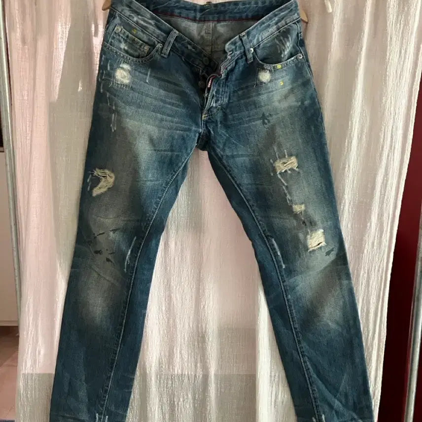 [BUNJANG] Dsquared2 Distressed Jeans (Size 46) / 디스퀘어드2 디스트로이드 진 (46 사이즈)