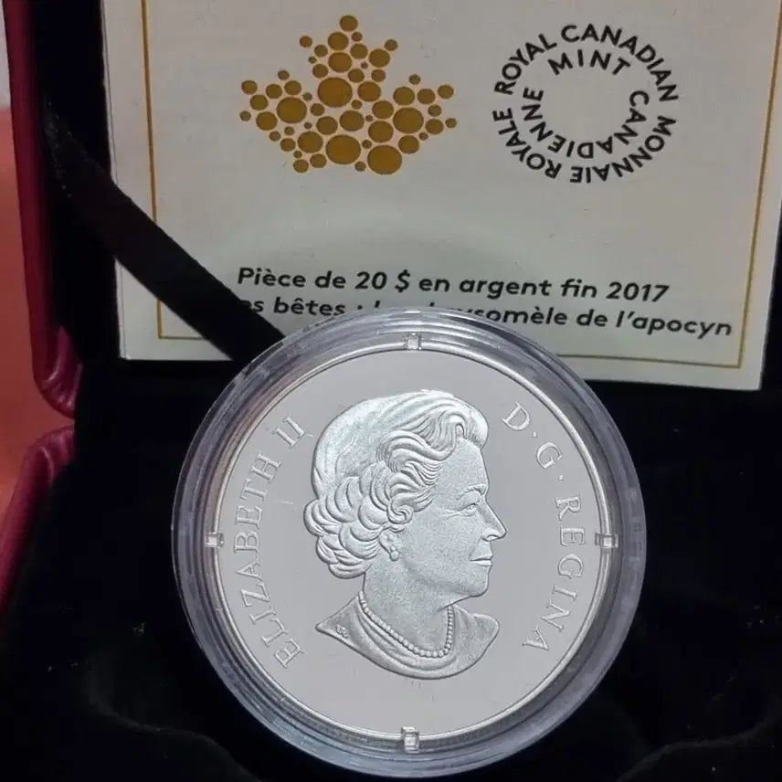 [BUNJANG] Royal Canadian Mint 2017 Insect Silver Coin / 로얄 캐나다 2017 곤충 은화