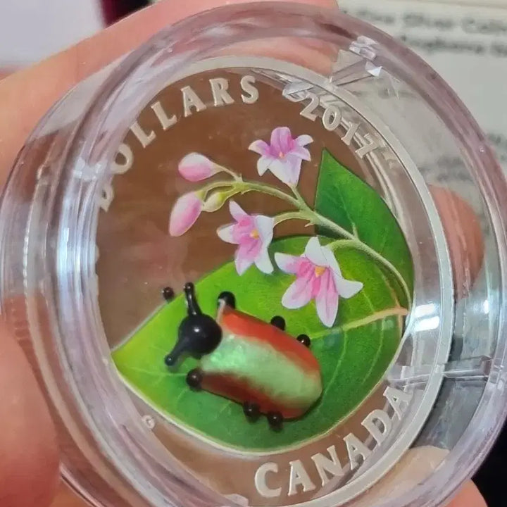 [BUNJANG] Royal Canadian Mint 2017 Insect Silver Coin / 로얄 캐나다 2017 곤충 은화