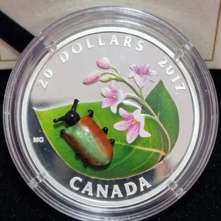 [BUNJANG] Royal Canadian Mint 2017 Insect Silver Coin / 로얄 캐나다 2017 곤충 은화