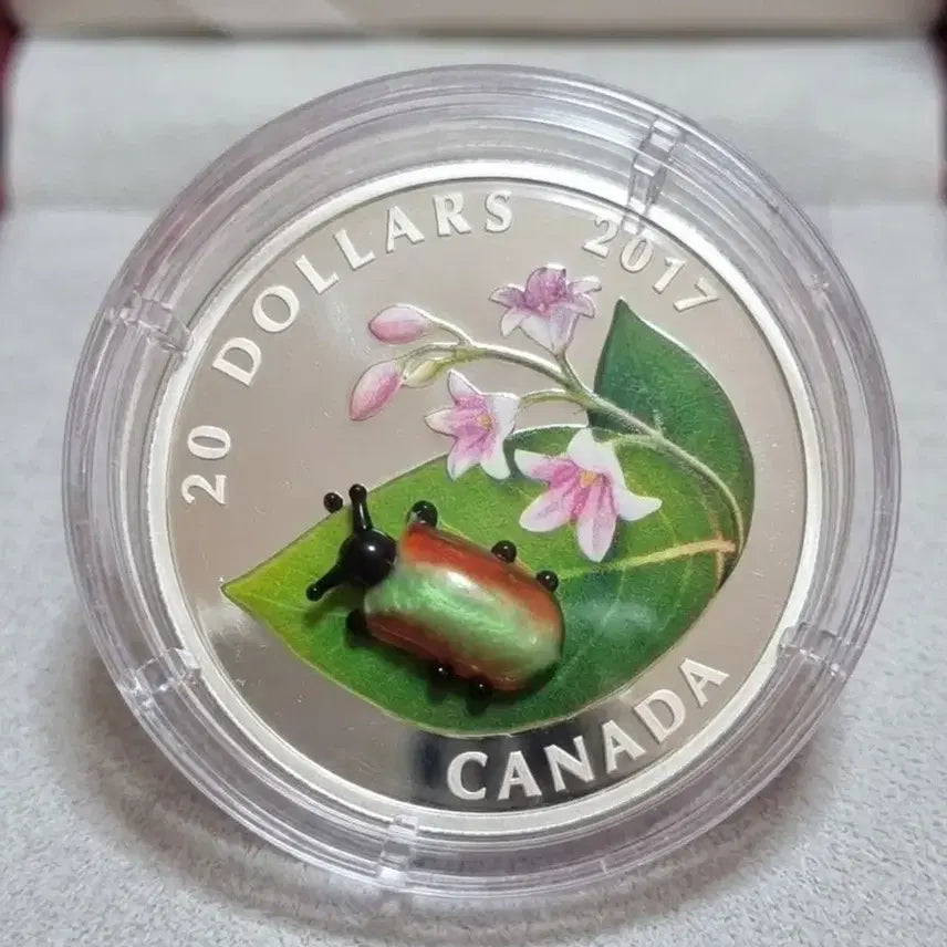 [BUNJANG] Royal Canadian Mint 2017 Insect Silver Coin / 로얄 캐나다 2017 곤충 은화