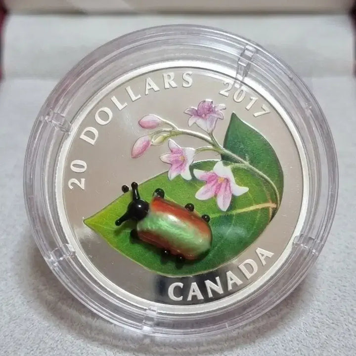 [BUNJANG] Royal Canadian Mint 2017 Insect Silver Coin / 로얄 캐나다 2017 곤충 은화