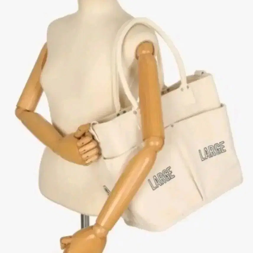 [BUNJANG] Atcorner IAG Square Canvas Tote Bag / (새상품) 앳코너 토트백( IAG SQUARE ) 캔버스 가방