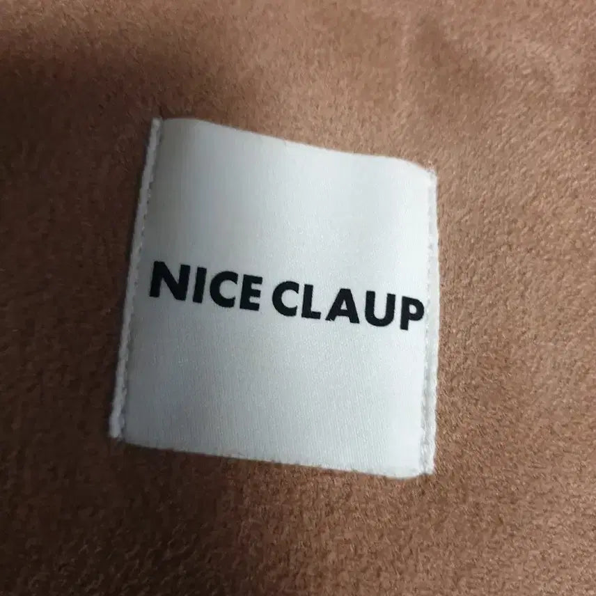 [BUNJANG] NICE CLAUP Wool Blend Faux-Mustang Jacket - Camel (Size F) / 나이스클랍 아웃포켓 울100% 페이크 무스탕 자켓 카멜 (F)