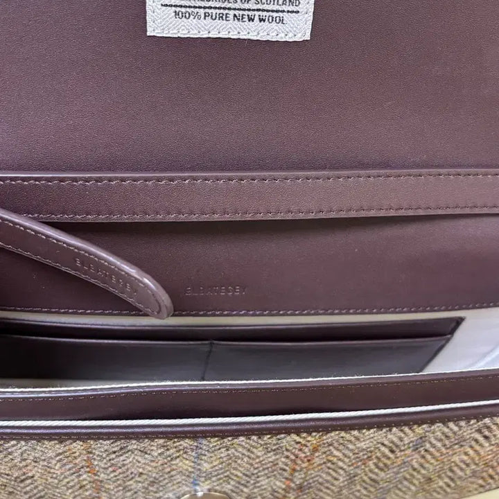 [BUNJANG] Elbategev Tweed Shoulder Bag / (미사용) 엘바테게브 숄더백 트위드 가방