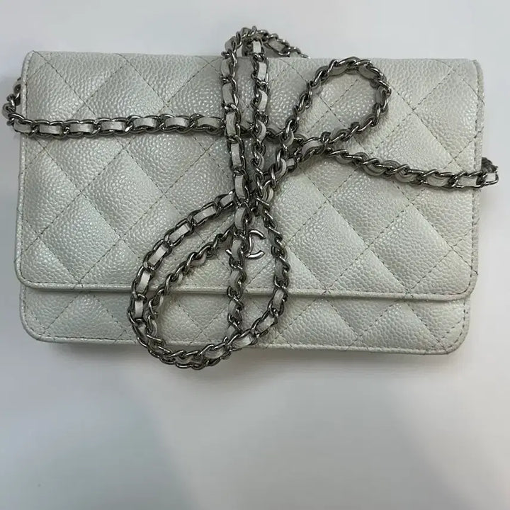 [BUNJANG] White Chain Bag / 체인백