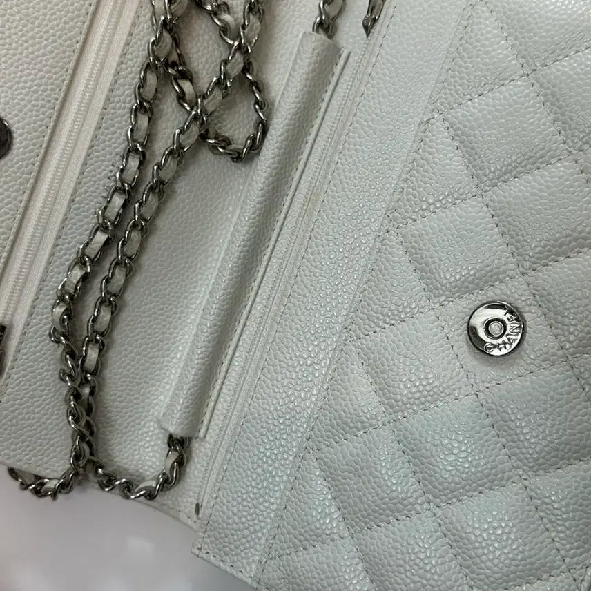 [BUNJANG] White Chain Bag / 체인백
