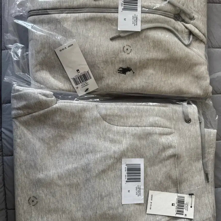 [SOLD OUT] 폴로 랄프로렌 더블니트 후디 조거팬츠 상하의(그레이)