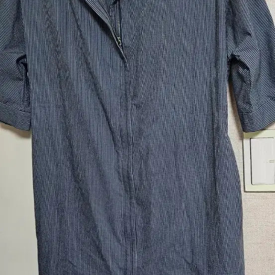 [BUNJANG] Isaac Stripe Short-Sleeve Long Dress / 아이작  스트라이프 반팔 롱 원피스 66