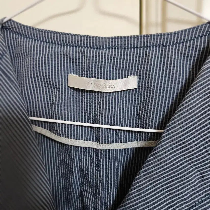 [BUNJANG] Isaac Stripe Short-Sleeve Long Dress / 아이작  스트라이프 반팔 롱 원피스 66