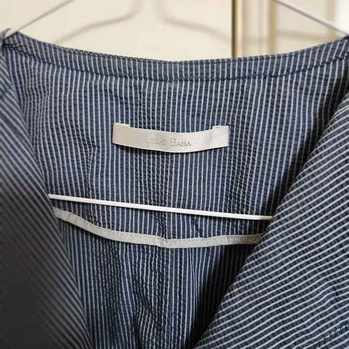 [BUNJANG] Isaac Stripe Short-Sleeve Long Dress / 아이작  스트라이프 반팔 롱 원피스 66