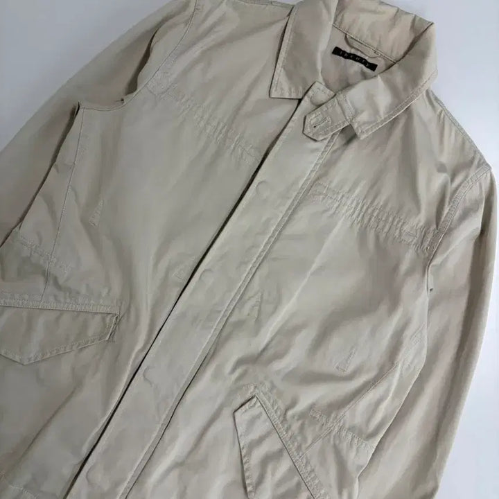 [BUNJANG] Theory Beige Cotton Jacket / [정품] 띠어리 베이지 면 자켓