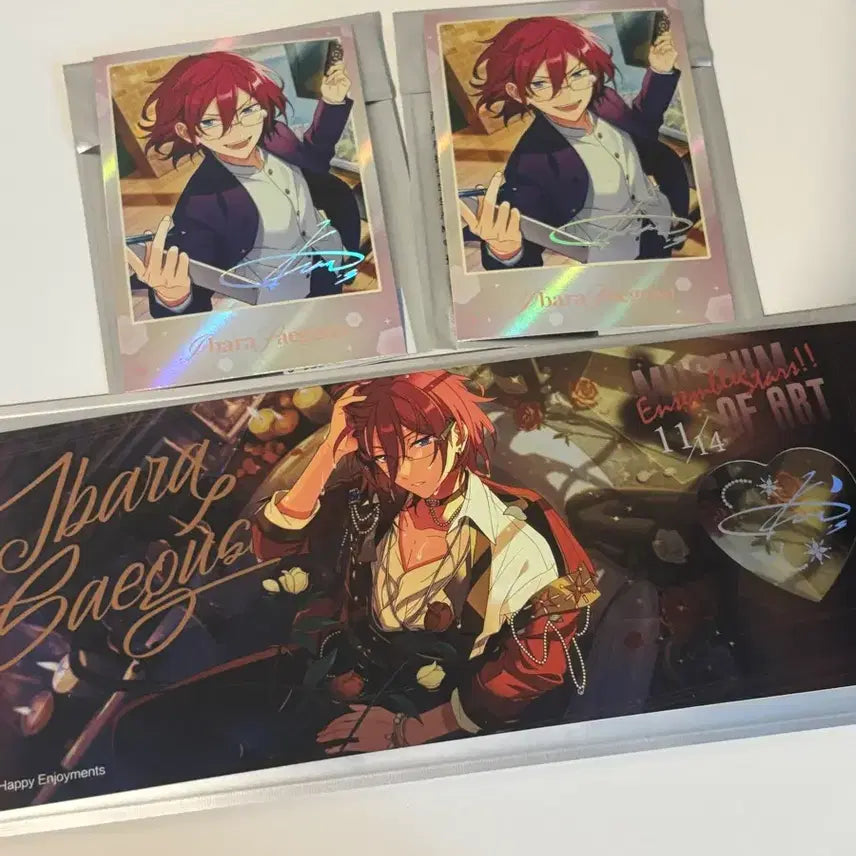 [BUNJANG] Ensemble Stars Ibara Saegusa Ticket Polaroid Pacha Bundle Set / 앙상블스타즈 이바라 사에구사 티켓 폴라로이드 파샤 일괄 중스타