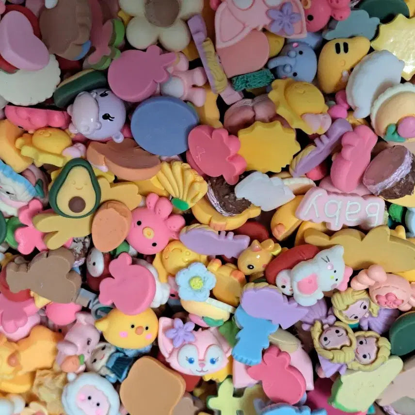 [BUNJANG] A13 Assorted Decorative Parts (240 Pieces) / A13 데코덴 파츠 믹스 탑꾸재료 240개당 랜덤