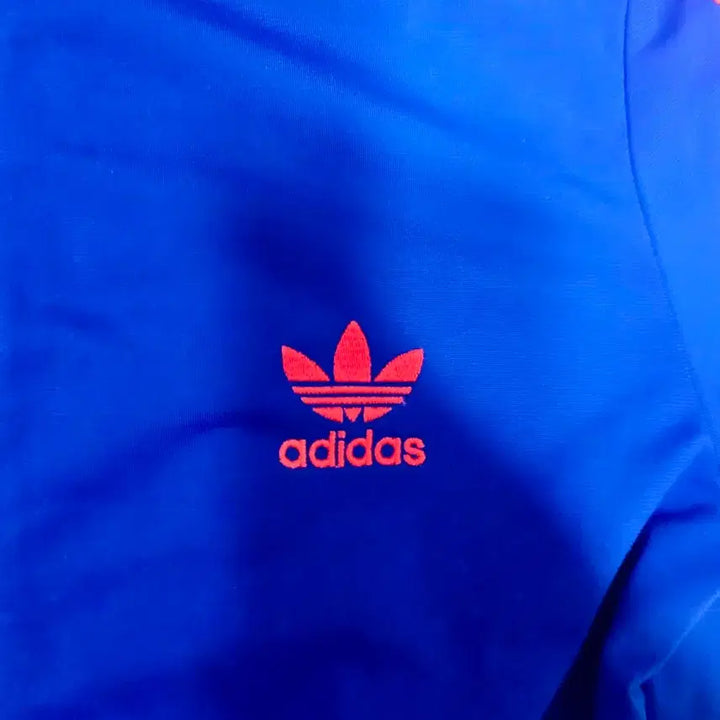 [BUNJANG] Adidas Firebird Y2K Track Top Jersey Cobalt Blue Neon Pink / [아디다스] Y2K 팝컬러 블루 핑크 삼선 파이어버드 트랙탑 져지 100