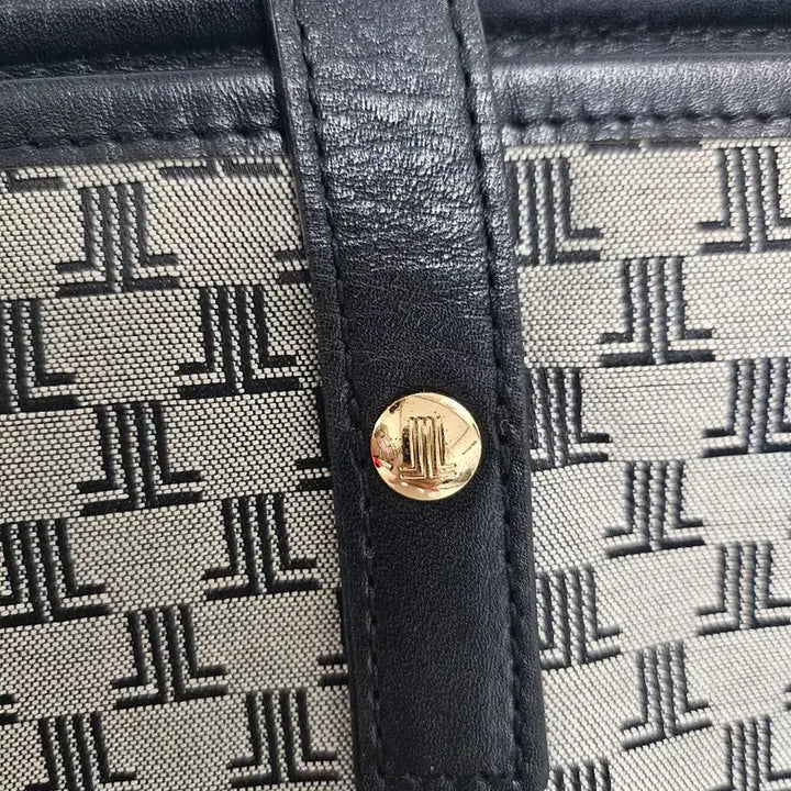 [BUNJANG] Lanvin Logo Pattern Canvas Shoulder Bag / 랑방 로고 패턴  캔버스 숄더백