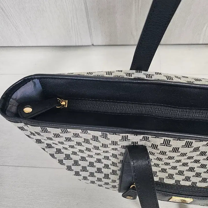 [BUNJANG] Lanvin Logo Pattern Canvas Shoulder Bag / 랑방 로고 패턴  캔버스 숄더백