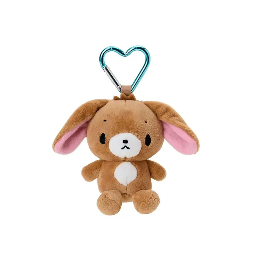 [BUNJANG] Sugar Bunnies Kurousa Heart Carabiner Doll Keyring / 슈가바니즈 쿠로우사 하트 카라비너 인형 키링