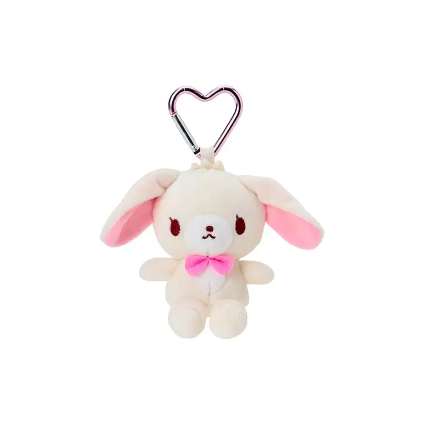 [BUNJANG] Sugar Bunnies Shirousa Heart Carabiner Doll Keyring / 슈가바니즈 시로우사 하트 카라비너 인형 키링