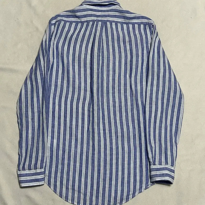 [BUNJANG] Polo Ralph Lauren Classic Fit Stripe Linen Shirt / 폴로랄프로렌 클래식 핏 스트라이프 린넨 셔츠 S