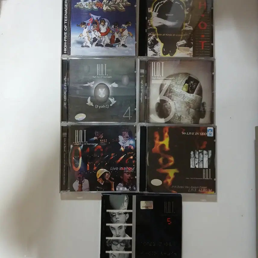 [BUNJANG] H.O.T. Albums Bundle Set / HOT.CD.1-5집.라이브CD2개