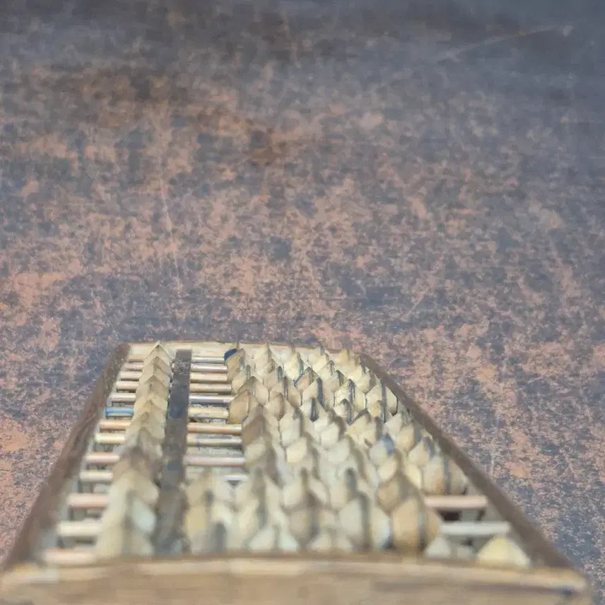 [BUNJANG] 1960s Portable Wooden Abacus / 1960년대 휴대용 소형 원목주판