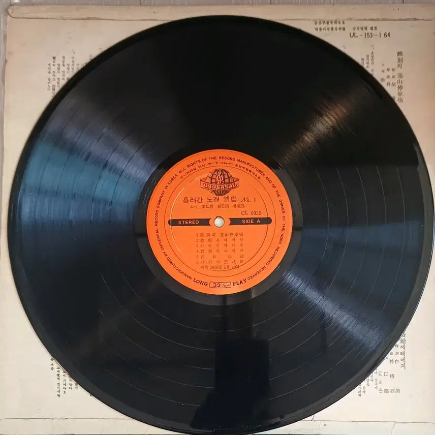 [SOLD OUT] 남인수 손인호 흘러간노래 LP 70년초반 NM