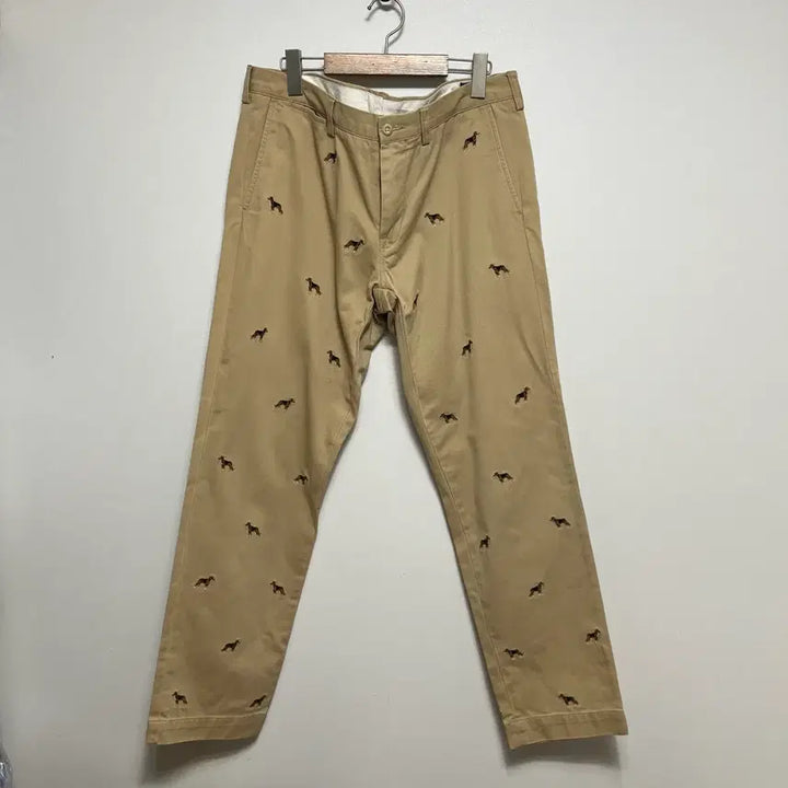 [BUNJANG] Polo Ralph Lauren Dog Embroidered Chino Pants / 폴로 랄프로렌 Polo Ralph Lauren 도그 자수 치노 팬츠