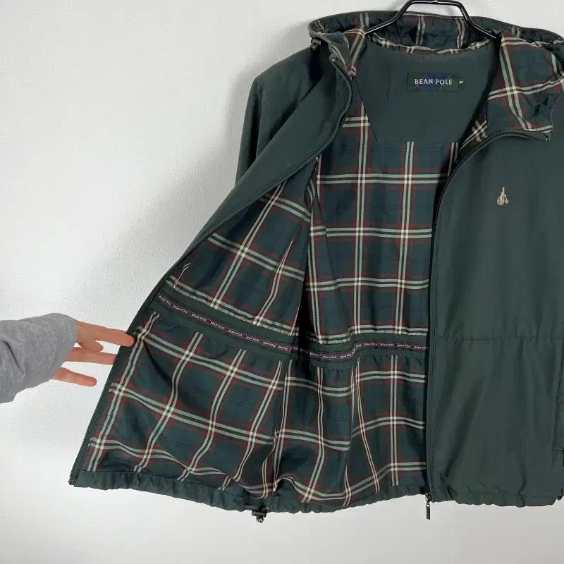 [BUNJANG] Beanpole Vintage Khaki Oversized Jumper Jacket / 빈폴/빈티지 카키 오버핏 점퍼 자켓 남90 S/라덴