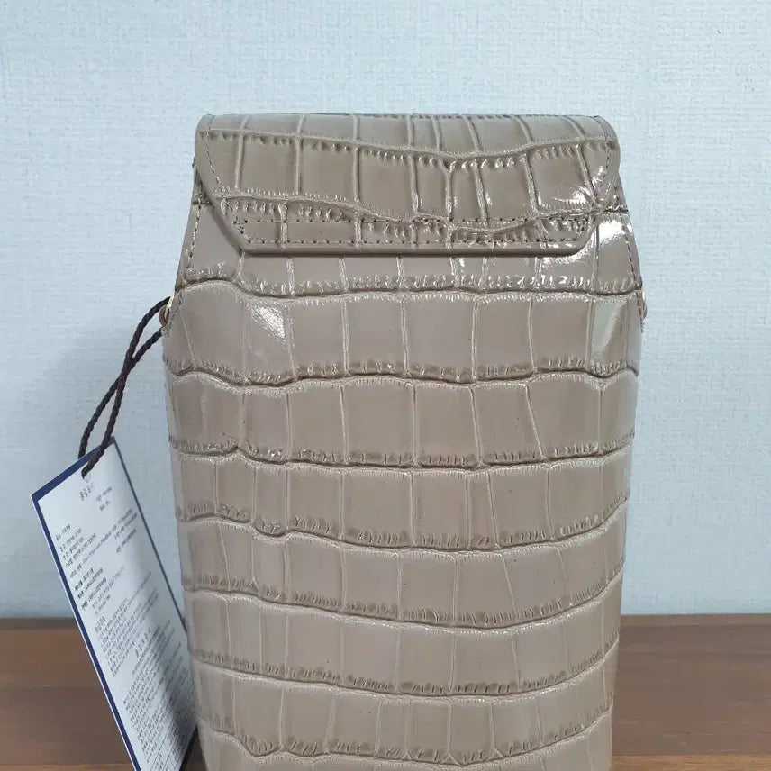 [BUNJANG] Pinnesker Croco Leather Phone Case Crossbody Bag / *미사용* 핀에스케르 가방 크로커 폰 케이스 백