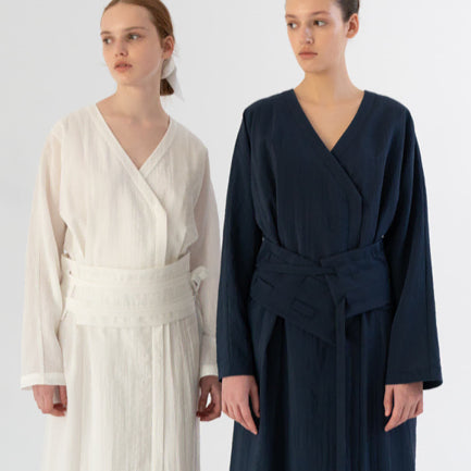 [BUNJANG] LE17SEPTEMBRE Belted Long Dress / LE17SEPTEMBRE 벨티드 롱원피스